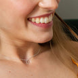 Mini Point Necklace Gold by Matthew Calvin