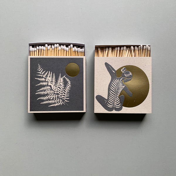Luxury Letterpress Matches - Fern / Yoga