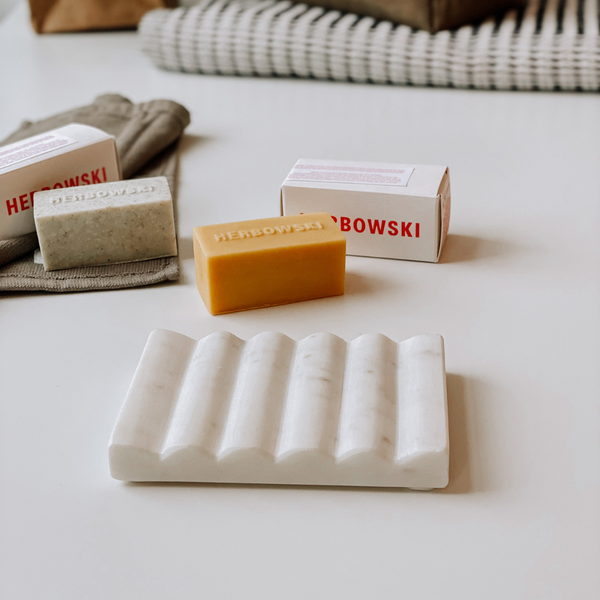 Carved Marble Soap Dish