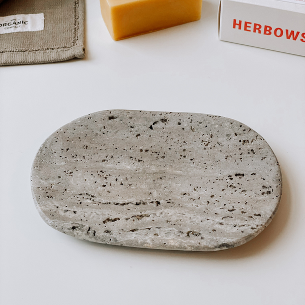 Travertine Soap Dish